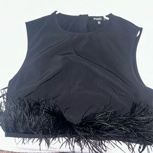 Misguided Feather Top